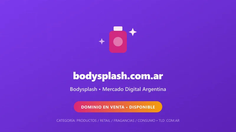 Identidad gráfica y activo digital para Bodysplash en Argentina